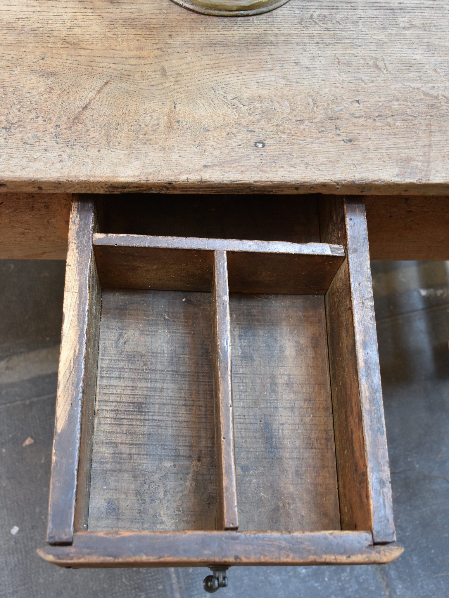 Antique French country farm table – 19th century