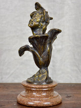 Antique French bronze bust