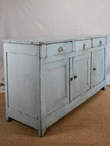 Late 19th-century enfilade/buffet with duck egg blue paint finish 64¼" x 21¾"