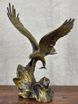 19th Century French bronze sculpture of an eagle