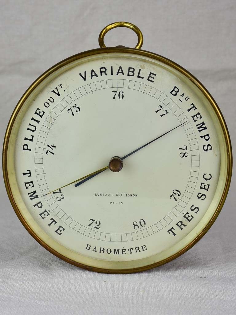 Antique French barometer 8¼"