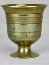 Bronze apothecary mortar from a pharmacy 4¾"