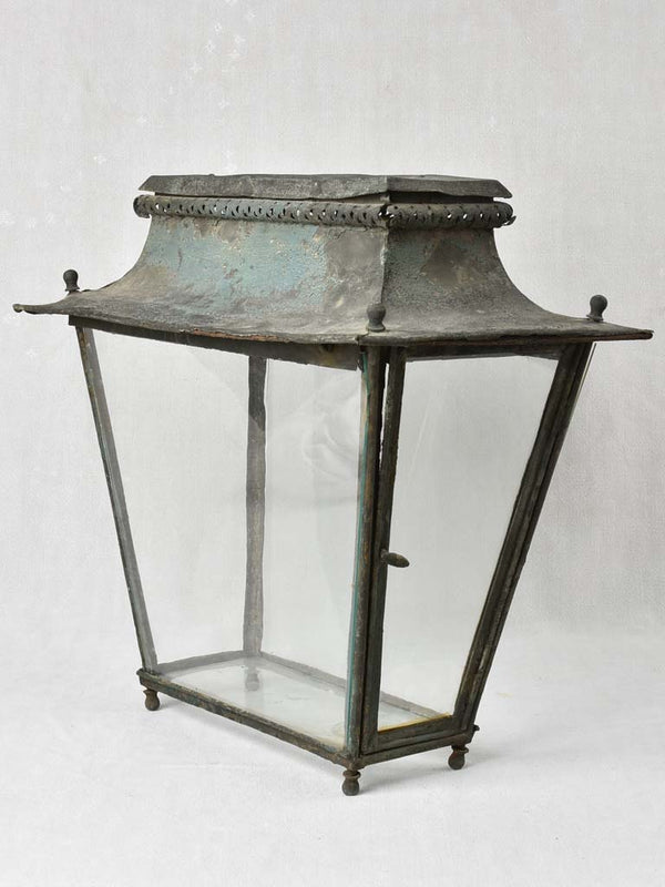 Antique 18th-century rectangular French lantern