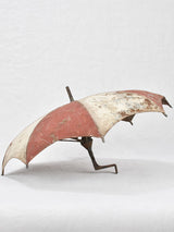 Antique French umbrella sign 19"