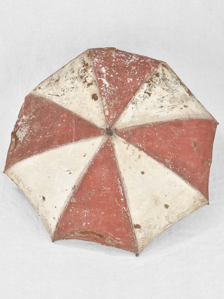 Antique French umbrella sign 19"