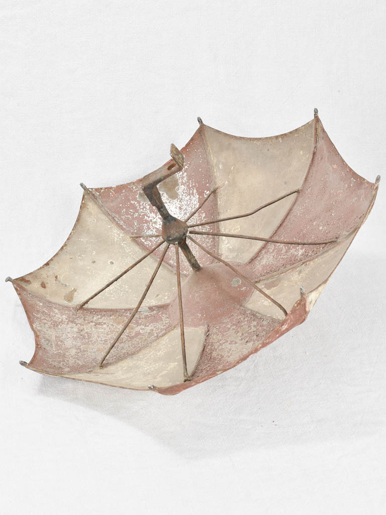 Antique French umbrella sign 19"