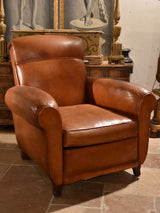 French leather club chair – 1960’s