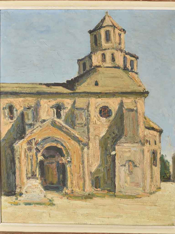 Painting of Notre Dame du lac - Le Thor 20½" x 24"