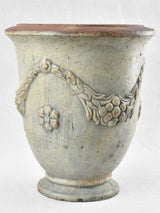 Vintage Anduze Urn with blue gray patina 15¾"