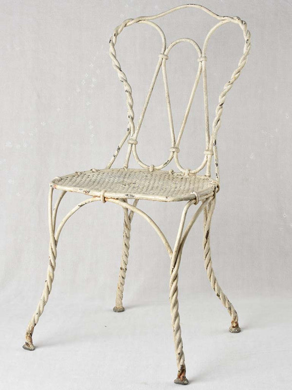 Antique, Twisted Frame, French Garden Chair