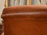French leather club chair – 1960’s