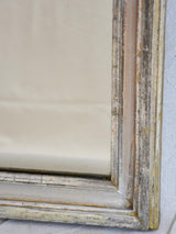Silver Louis Philippe mirror from the 19th century 25¼" x 32¾"