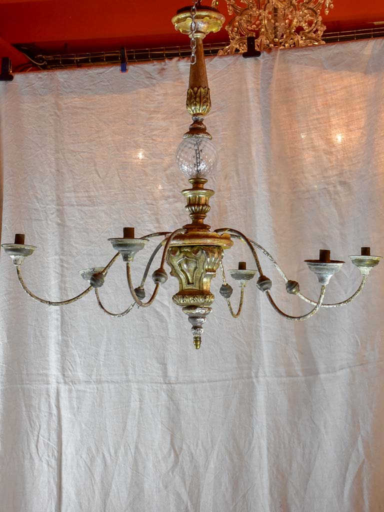 Antique French candle chandelier