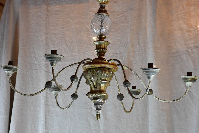 Antique French candle chandelier Chez Pluie