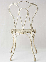 Nineteenth Century, Perforated, Iron Garden Chair