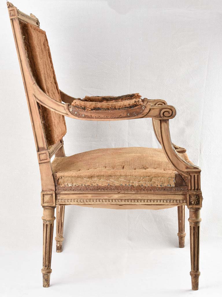 Pair of 18th Century Louis XVI gilded cane chairs – Chez Pluie