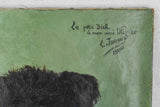 Portrait of a dog, 1900, oil on canvas 13" x 16¼"