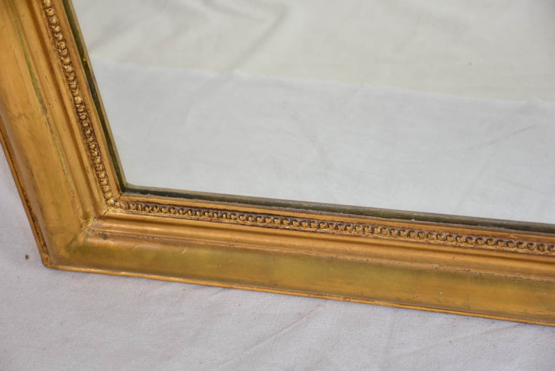 Large Louis Philippe mirror with gilt frame 36½" x 58"