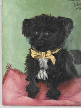 Portrait of a dog, 1900, oil on canvas 13" x 16¼"