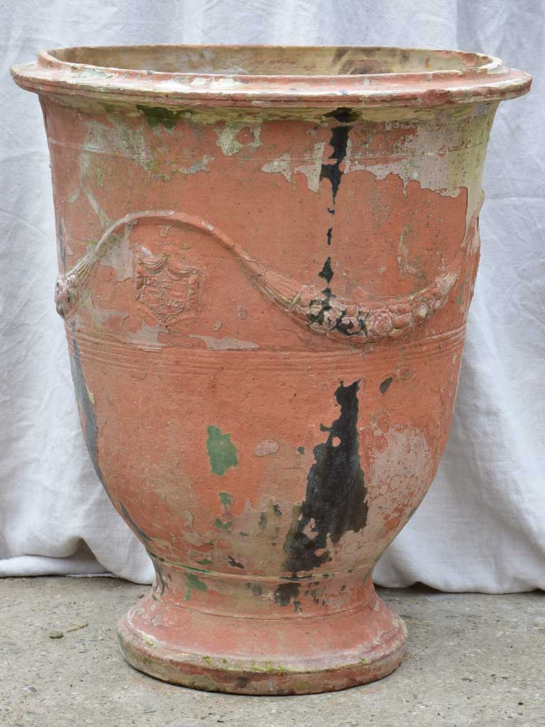 Large antique terracotta Anduze urn 31"