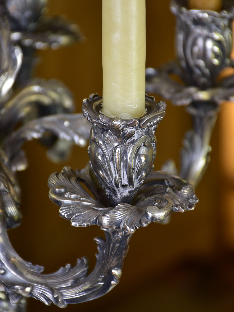 Pair of Christofle candelabras from the late 19th century