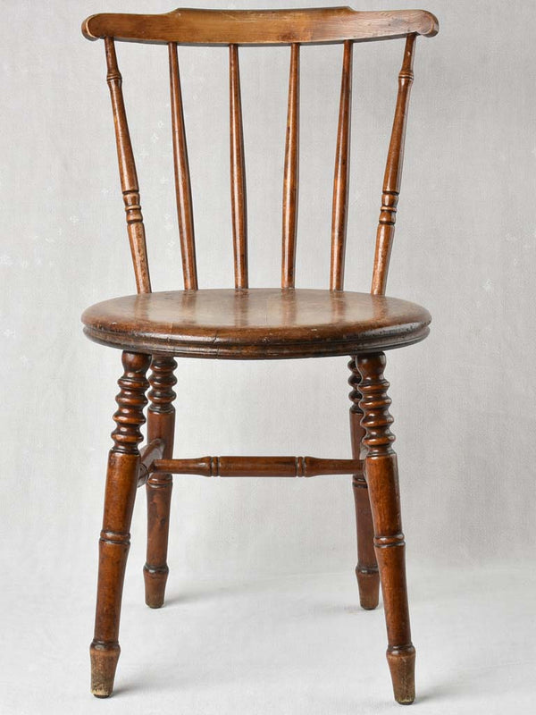 Nineteenth-century elm wood chair