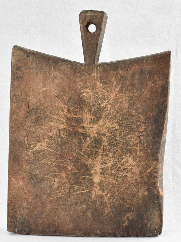 Large antique French cutting board - beechwood 19¾"