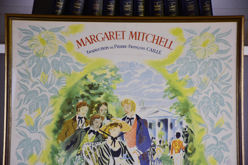Vintage French poster - Margaret Mitchell, Gone with the wind