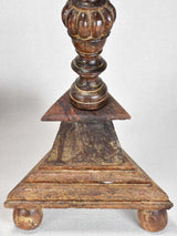 Seventeenth-century Designed Wooden Candlesticks