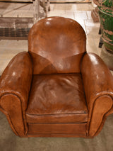 Pair of large French club chairs - 1950’s