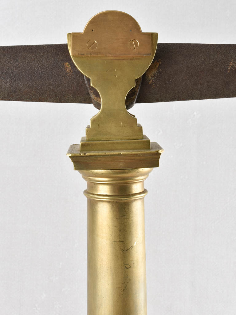 Aesthetic nineteenth-century weigh scale