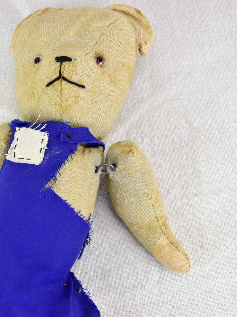 Well-loved 1960s French teddy bear