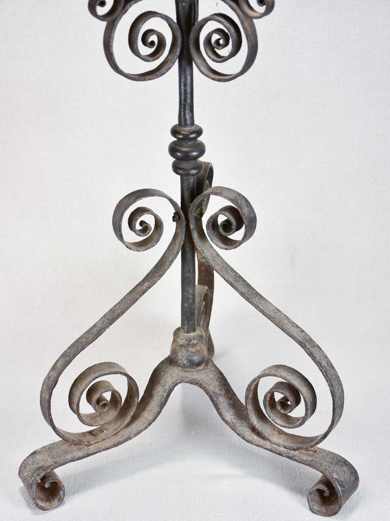 Wrought iron French brazier from the 18th century 25½"