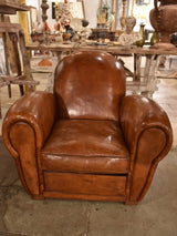 Pair of large French club chairs - 1950’s