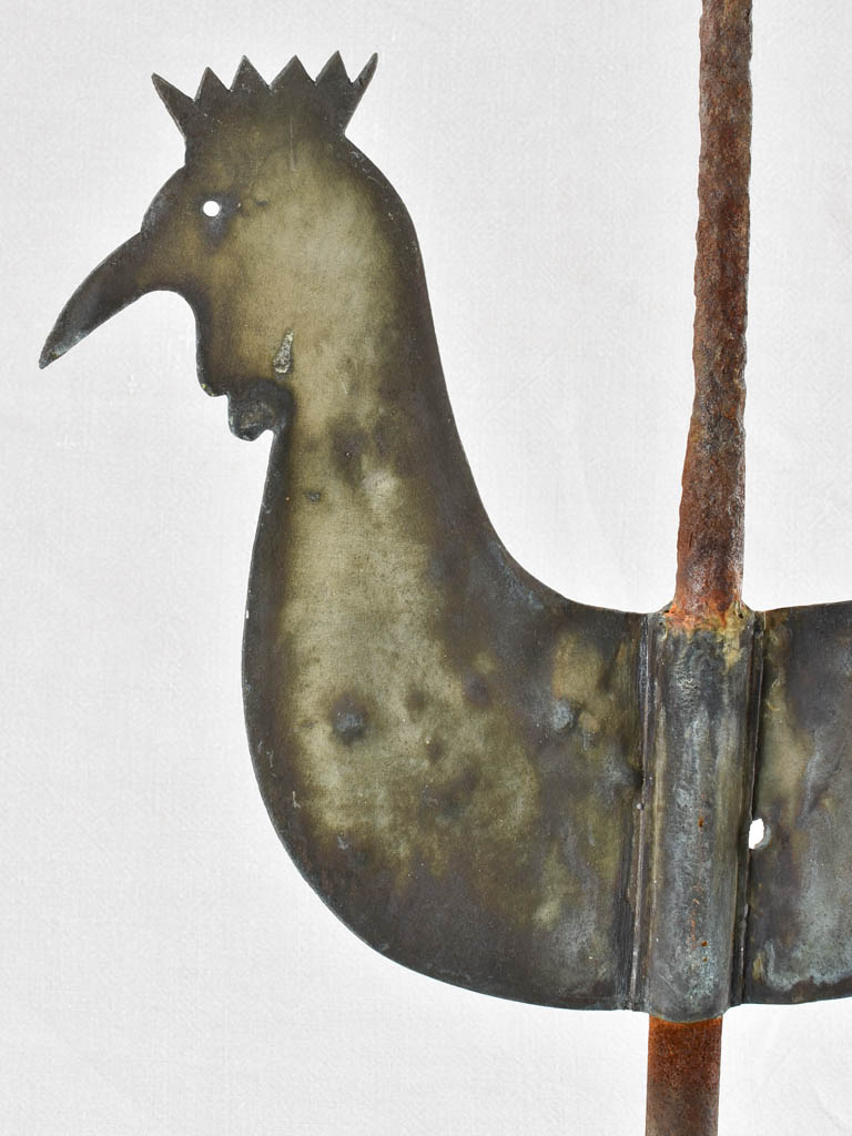 Salvaged 19Th-Century belltower Rooster 31½"