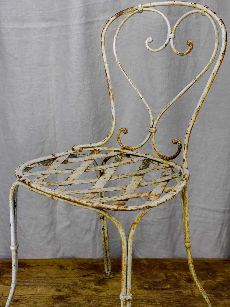 Antique French garden chair - Napoleon III