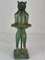 Coin tray with green patina 20½"