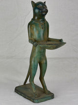 Coin tray with green patina 20½"