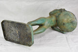 Coin tray with green patina 20½"