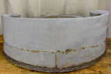 Antique French zinc salvaged oeil de boeuf window frame 2 of 2