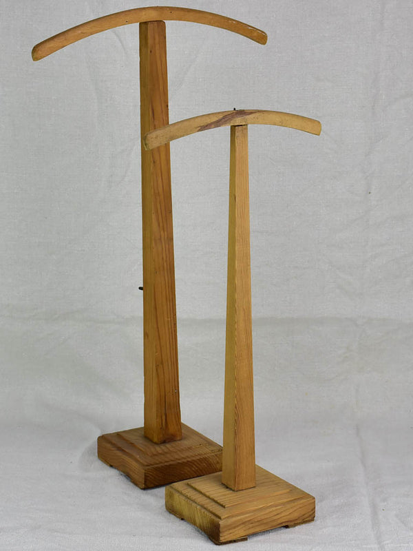 Vintage adjustable French children's clothes stand