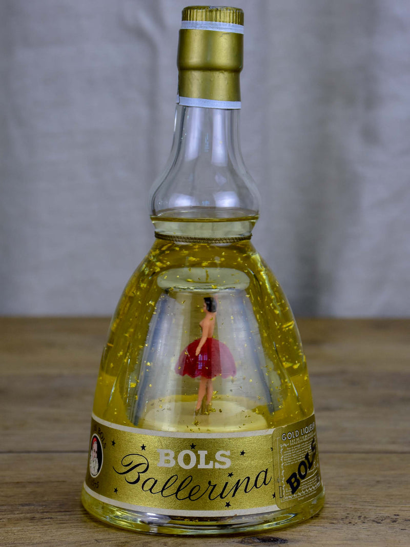 1960's Bols Ballerina musique bottle