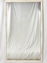 RESERVED BDT Very large French bistro mirror - painted walnut  63½" x 37"