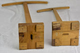 Two 1940's French clothes stands from a boutique