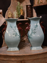 Pair of Vieux Paris porcelain vases – circa 1880’s