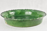 Very large 19th century round bowl / platter centerpiece 20½"