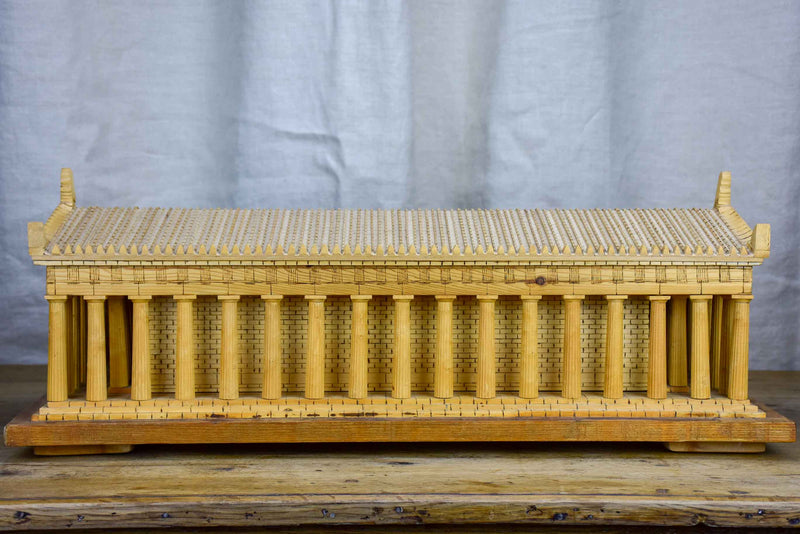 Vintage scale model of the Parthenon