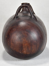 Rare antique French well water collecting vessel 16½"