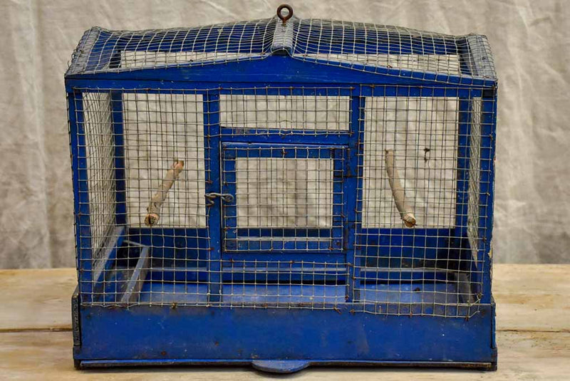 Blue French birdcage from the 1930's