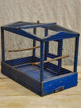 Blue French birdcage from the 1930's